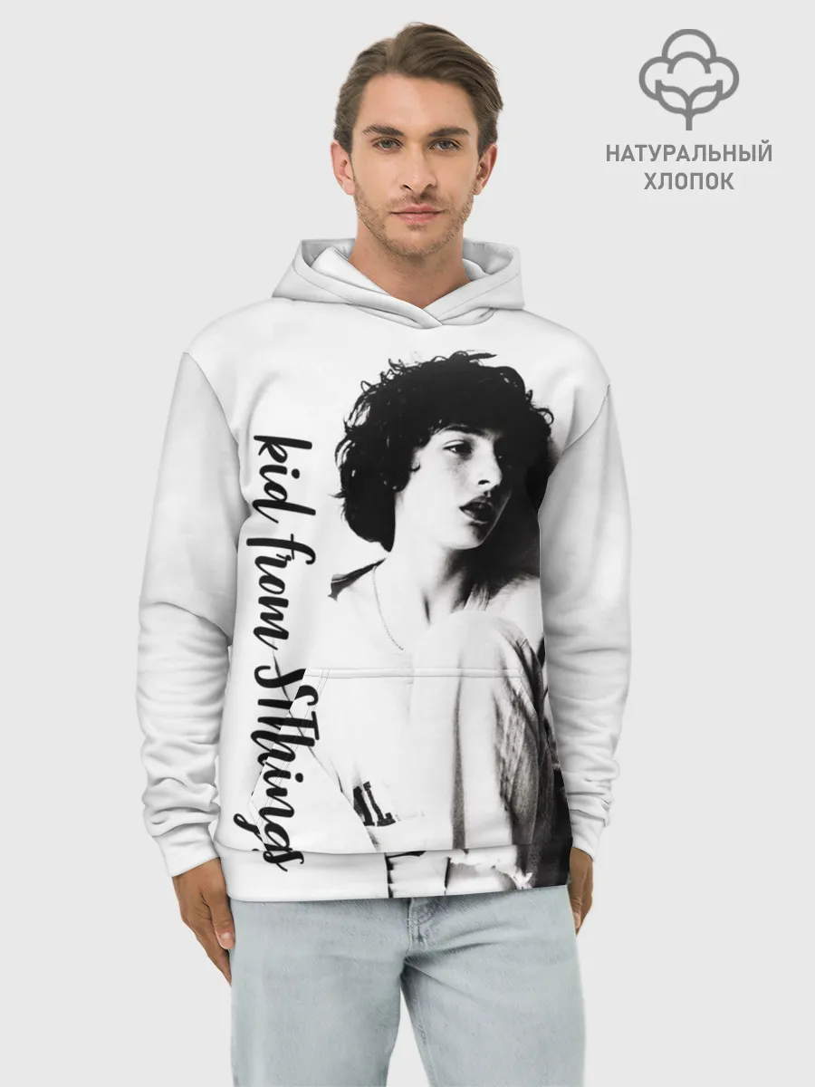 Худи мужской база хлопок / Финн Вулфард