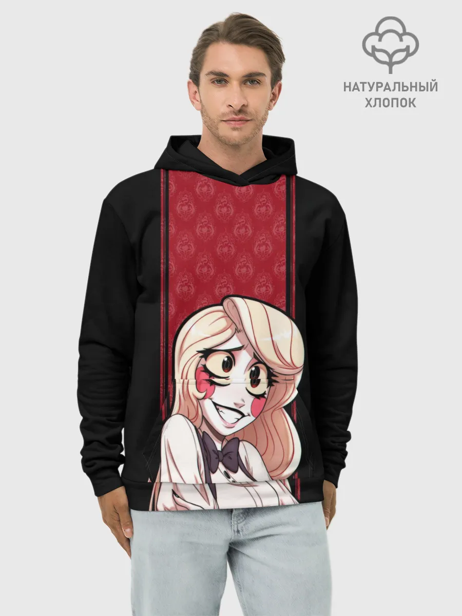 Худи мужской база хлопок / Hazbin Hotel. Charlie