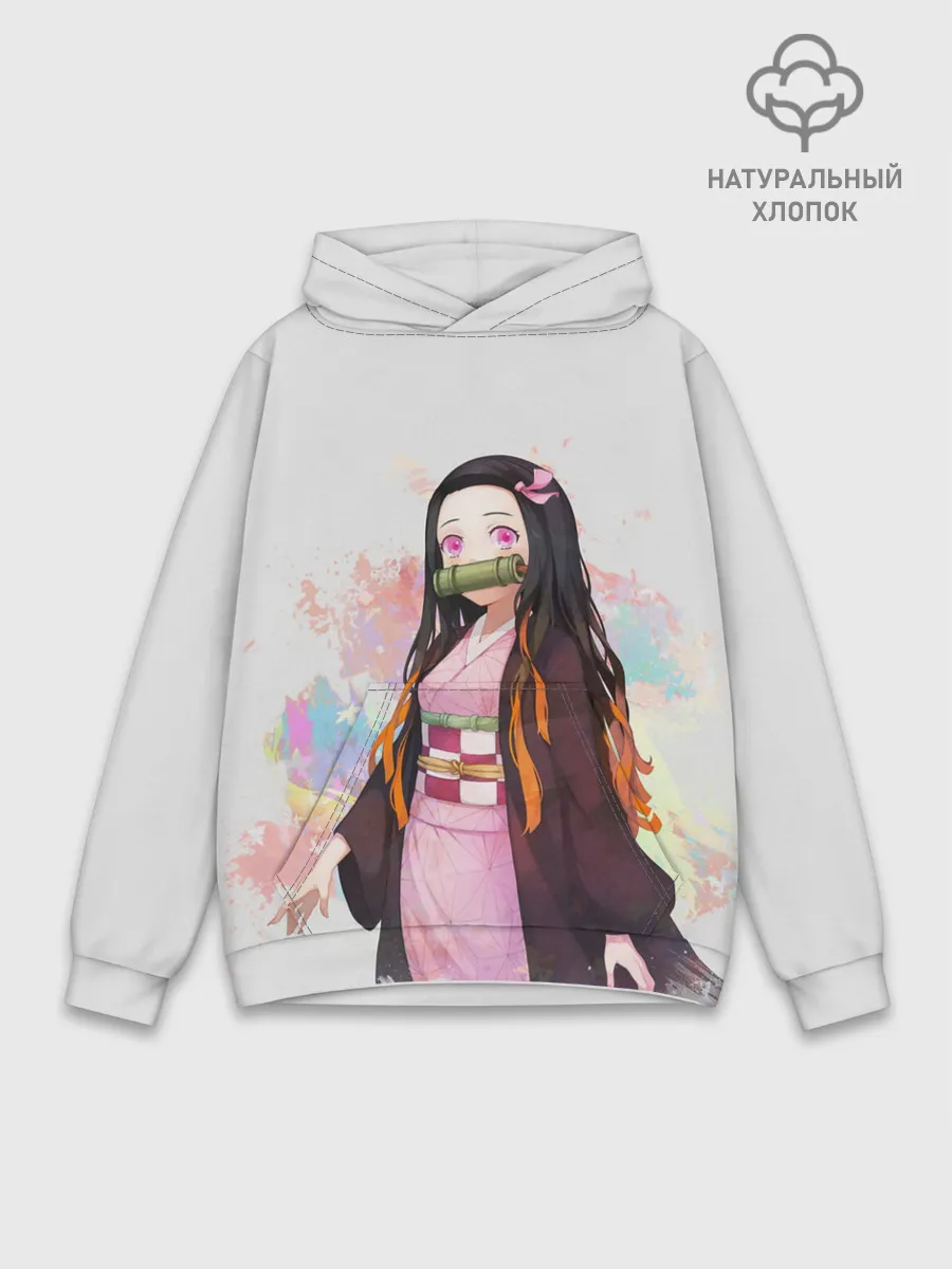 Худи мужской база хлопок / Nezuko Kamado