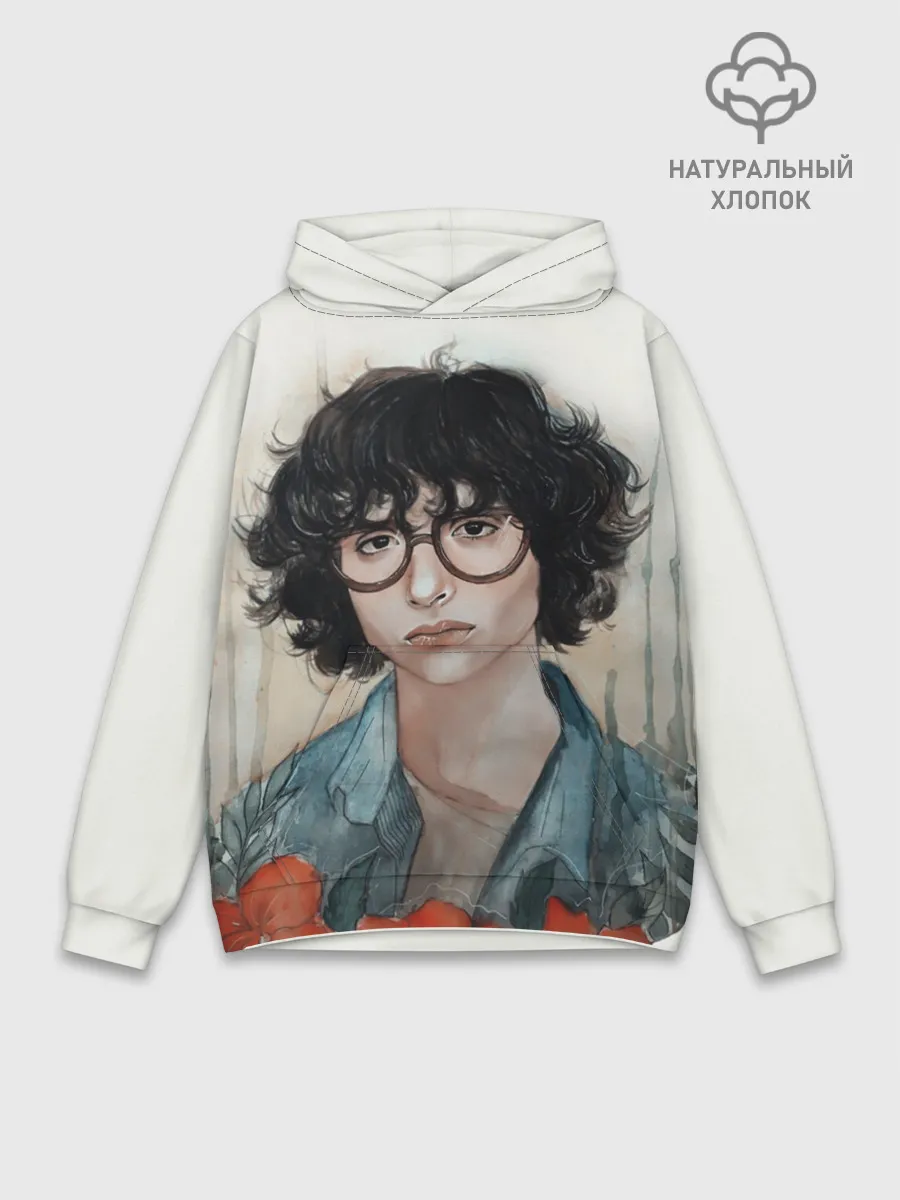 Худи мужской база хлопок / finn wolfhard