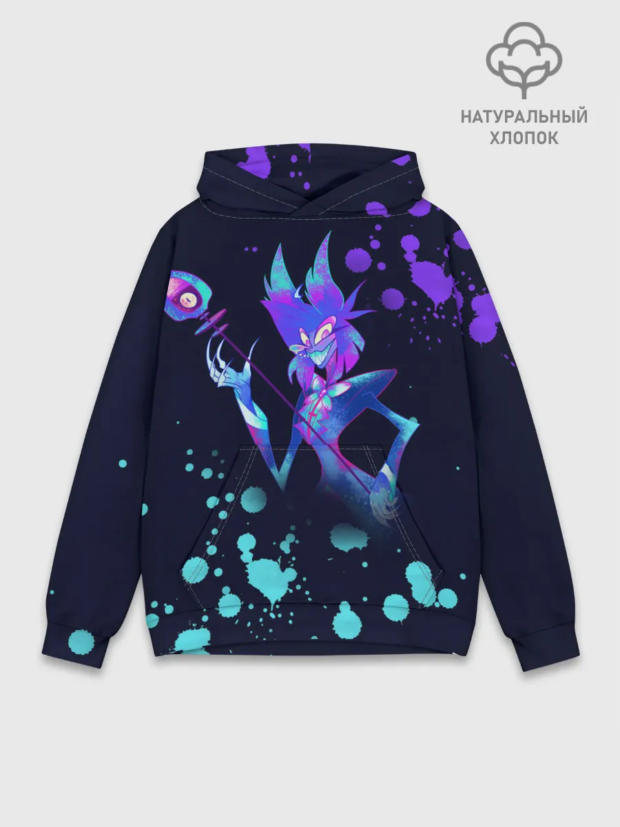 Худи мужской база хлопок / Hazbin Hotel