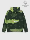Худи мужской база хлопок / Милый крокодил
