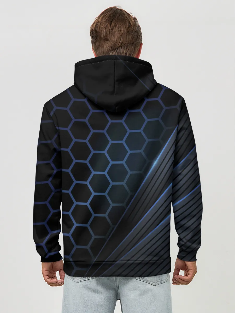 Худи мужской база хлопок / Tesla