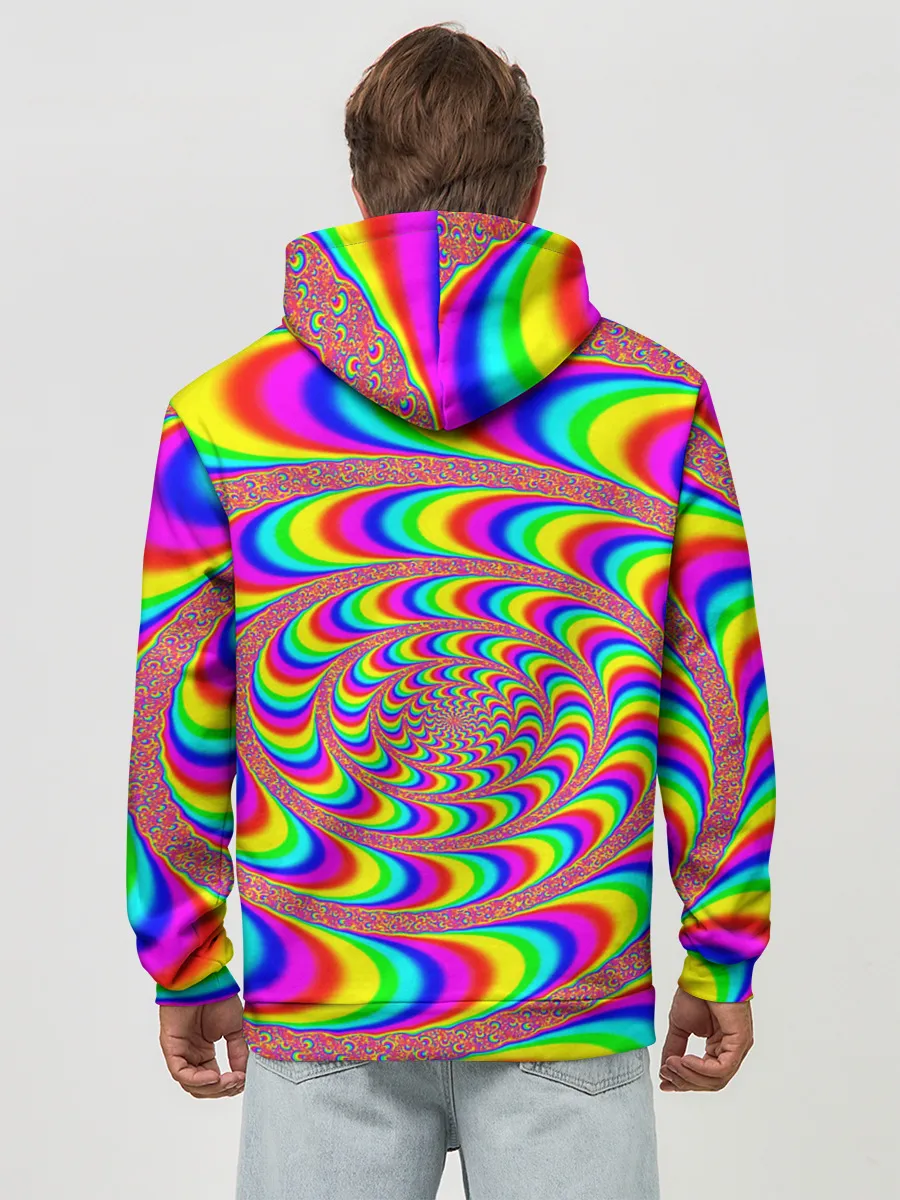 Худи мужской база хлопок / Оптическая текстура