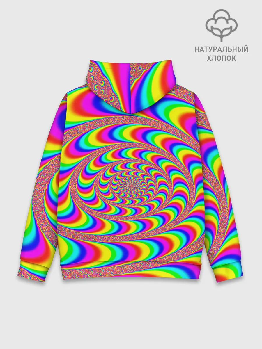 Худи мужской база хлопок / Оптическая текстура