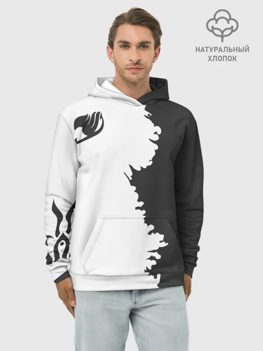 Худи мужской база хлопок / абстракция Фейри Тейл