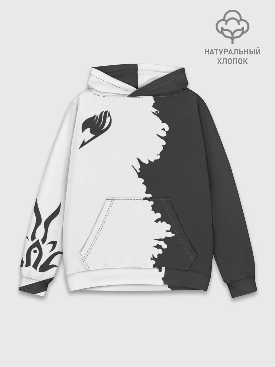 Худи мужской база хлопок / абстракция Фейри Тейл