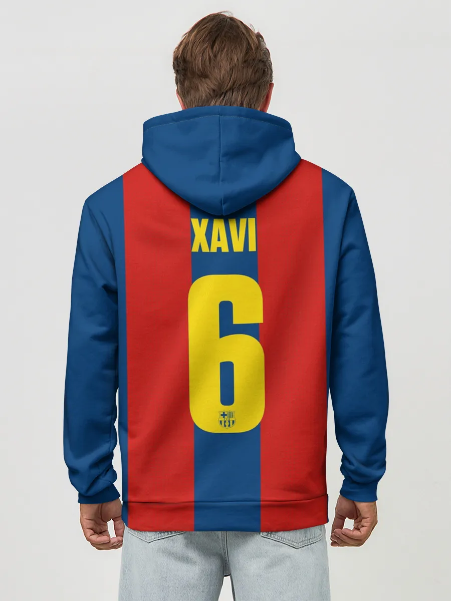 Худи мужской база хлопок / Хави Басрелона ретро