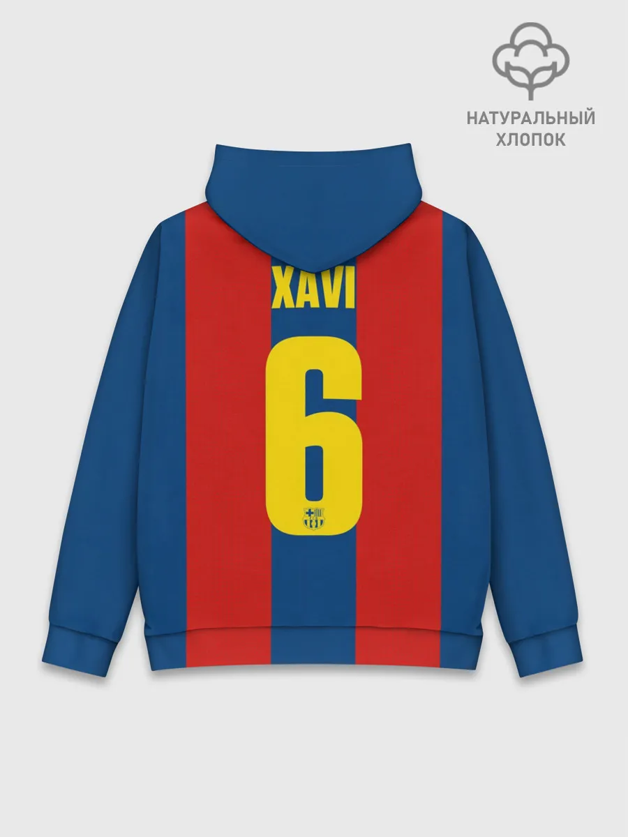 Худи мужской база хлопок / Хави Басрелона ретро