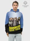 Худи мужской база хлопок / Brooklyn Nine-Nine