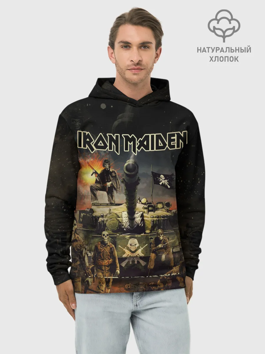 Худи мужской база хлопок / Iron Maiden