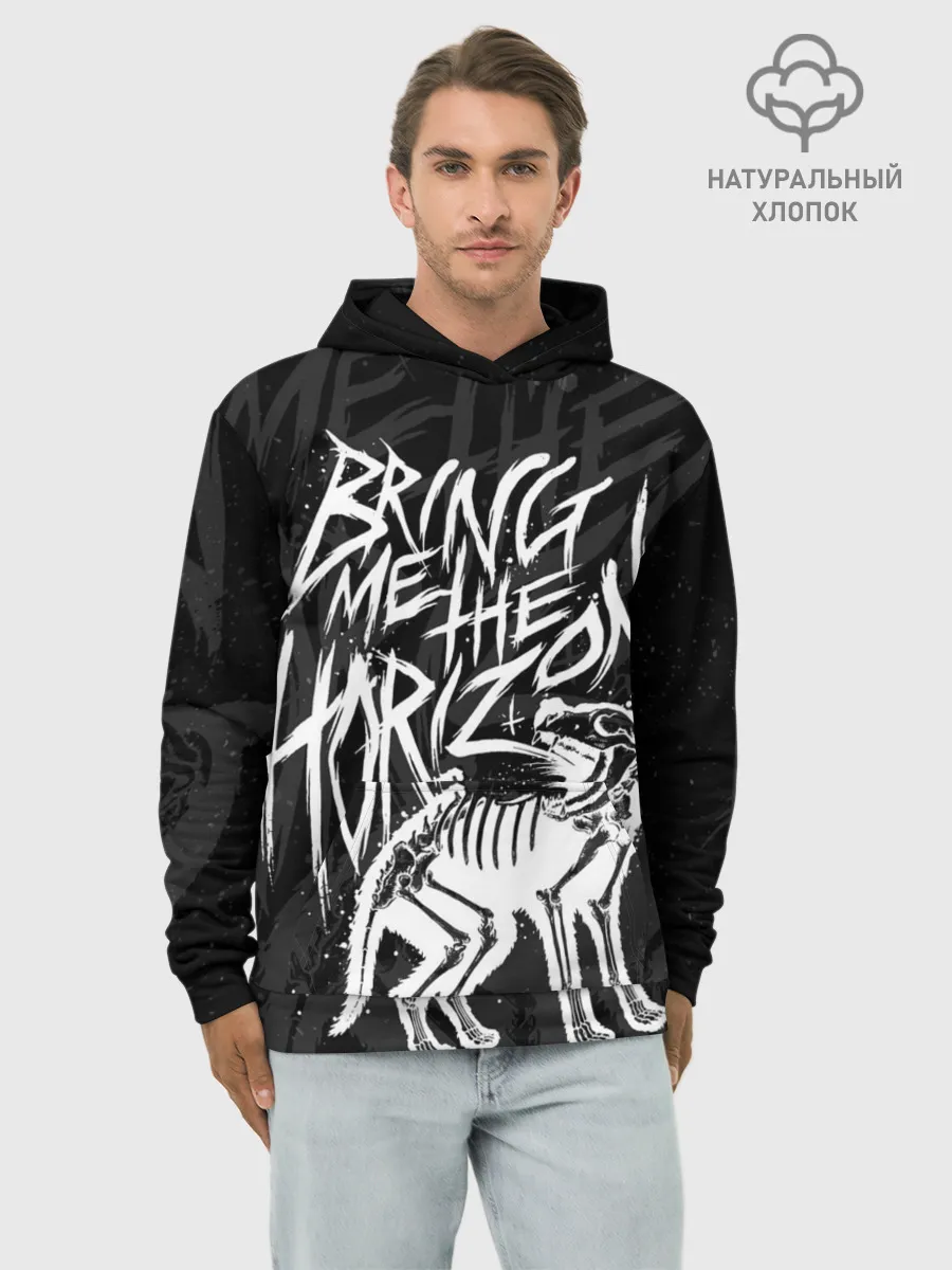 Худи мужской база хлопок / Bring Me the Horizon