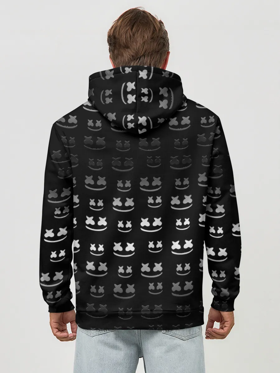 Худи мужской база хлопок / FORTNITE X MARSHMELLO