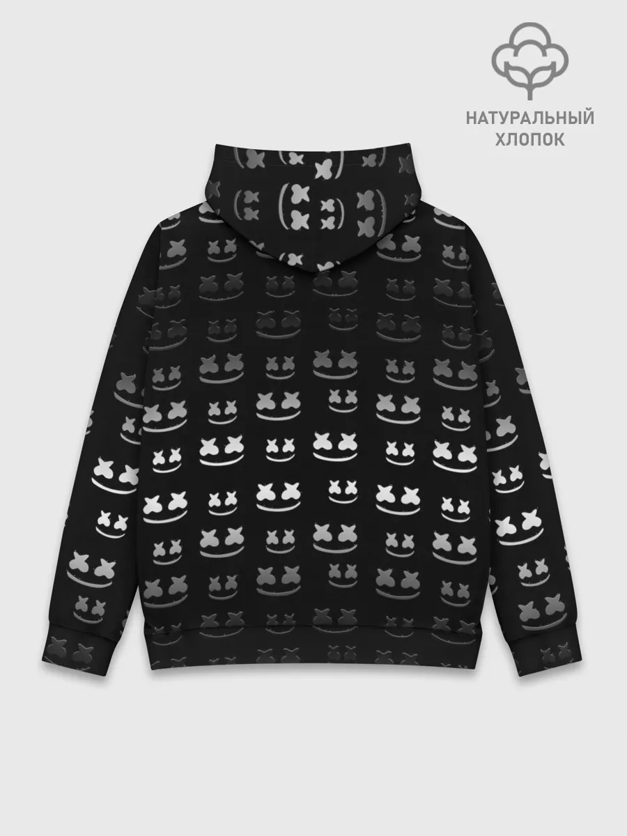 Худи мужской база хлопок / FORTNITE X MARSHMELLO