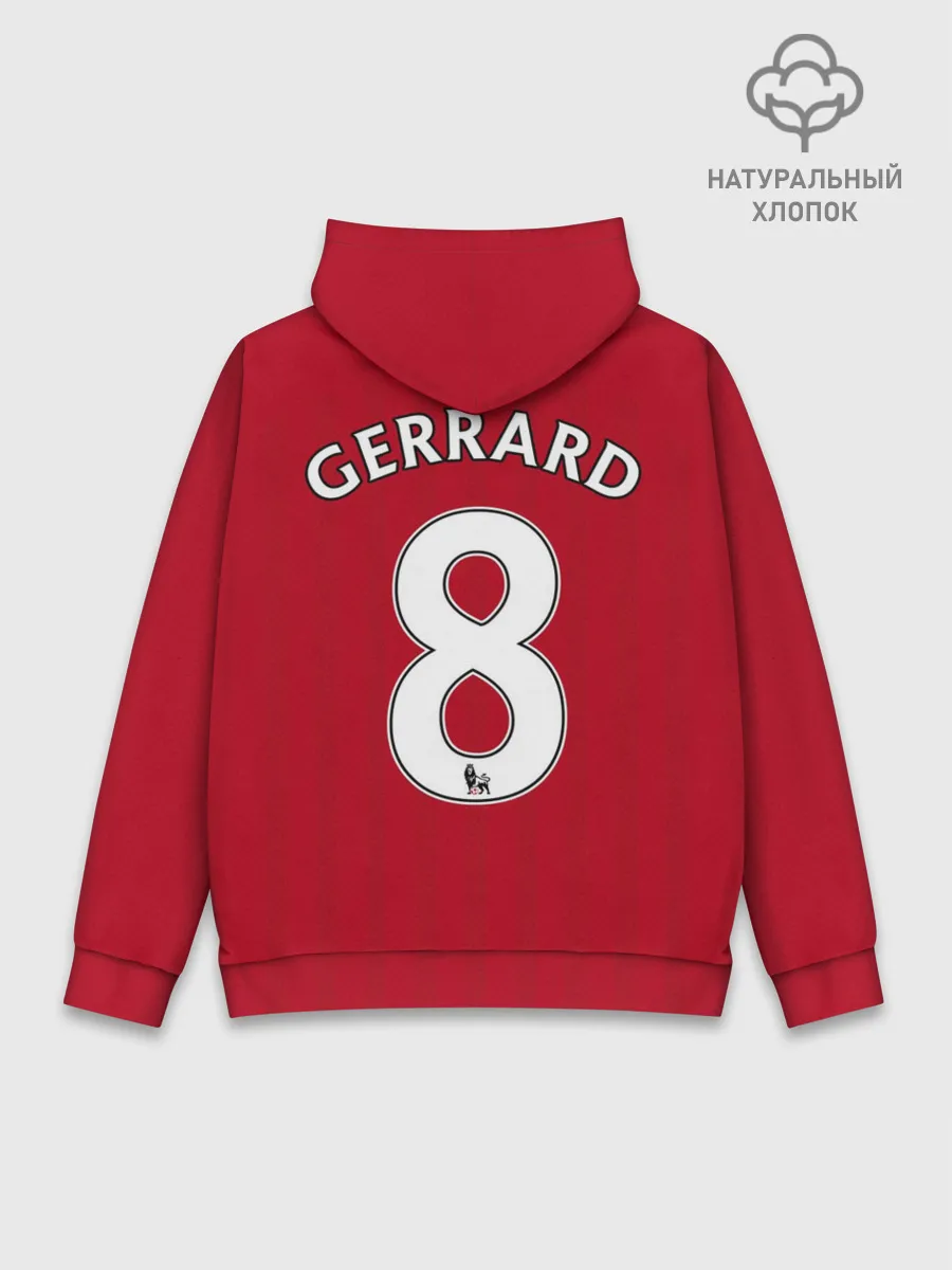 Худи мужской база хлопок / Джеррард Ливерпуль ретро