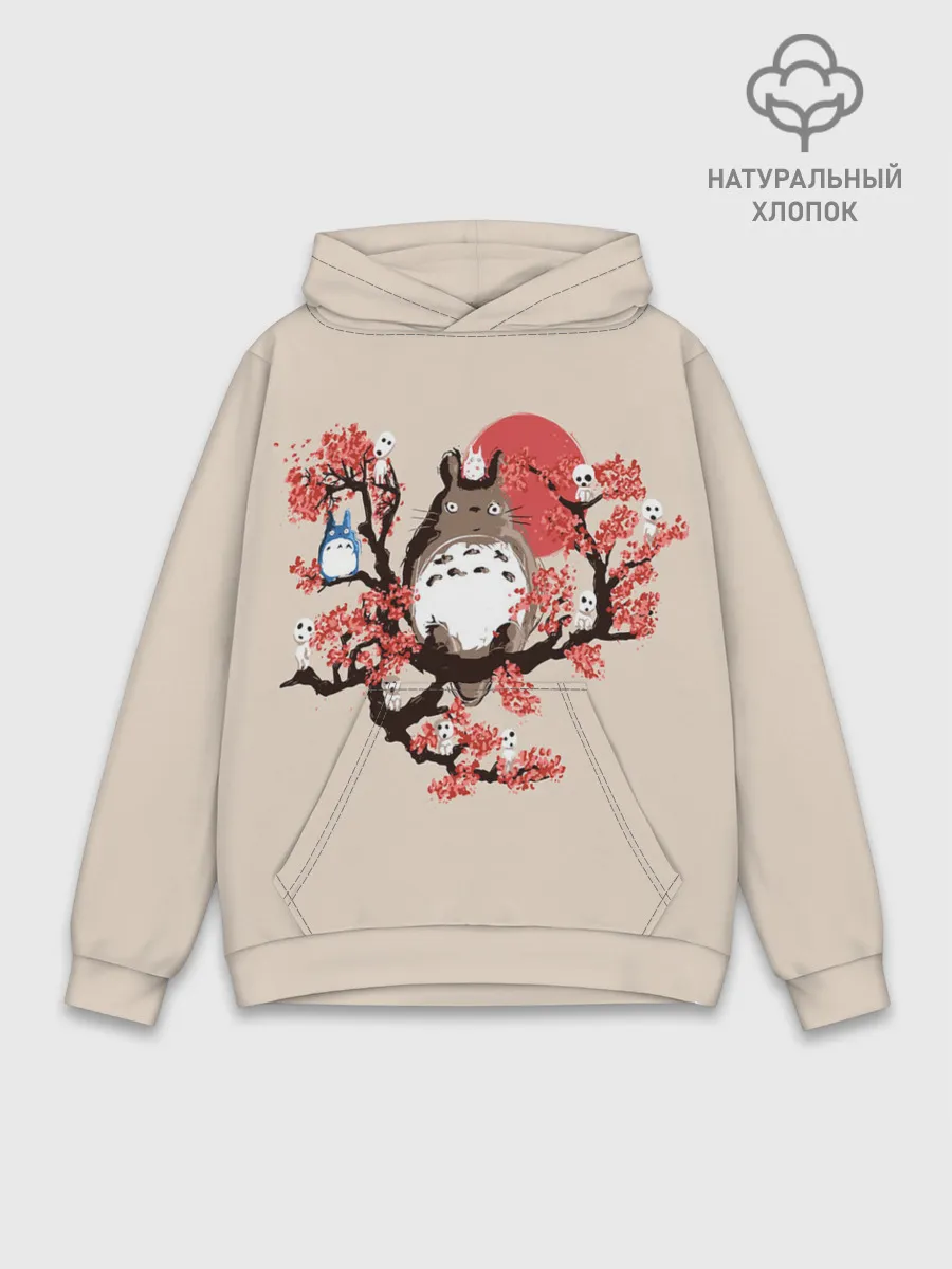 Худи мужской база хлопок / Totoro