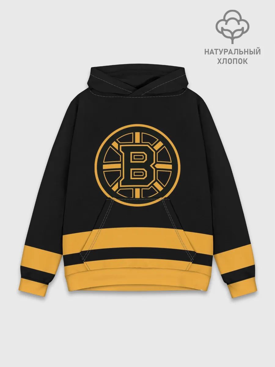 Худи мужской база хлопок / Бостон Брюинз НХЛ