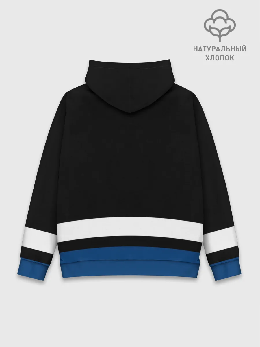 Худи мужской база хлопок / Торонто Мейпл Лифс