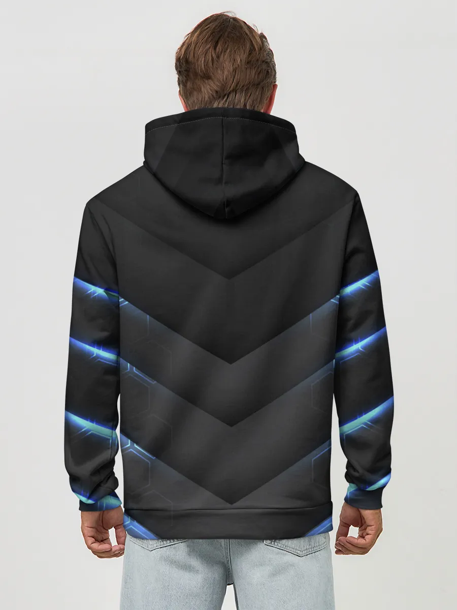 Худи мужской база хлопок / Tesla