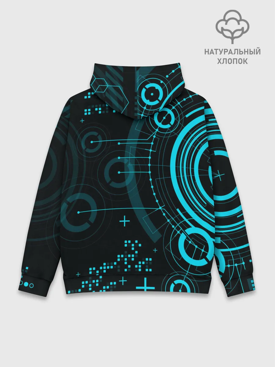 Худи мужской база хлопок / SpaceX