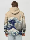 Худи мужской база хлопок / Kanagawa Wave Art