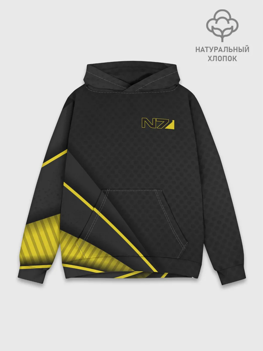 Худи мужской база хлопок / Mass Effect N7