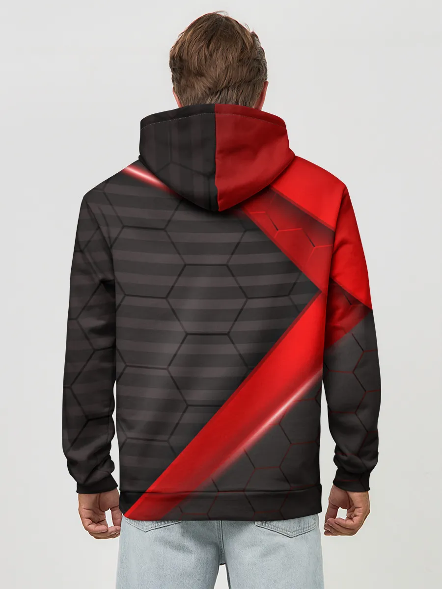 Худи мужской база хлопок / MASS EFFECT N7 | МАСС ЭФФЕКТ Н7