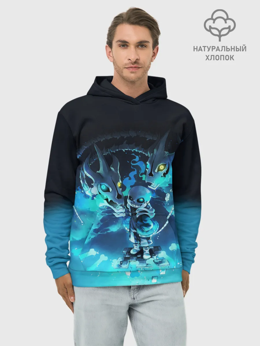 Худи мужской база хлопок / UNDERTALE