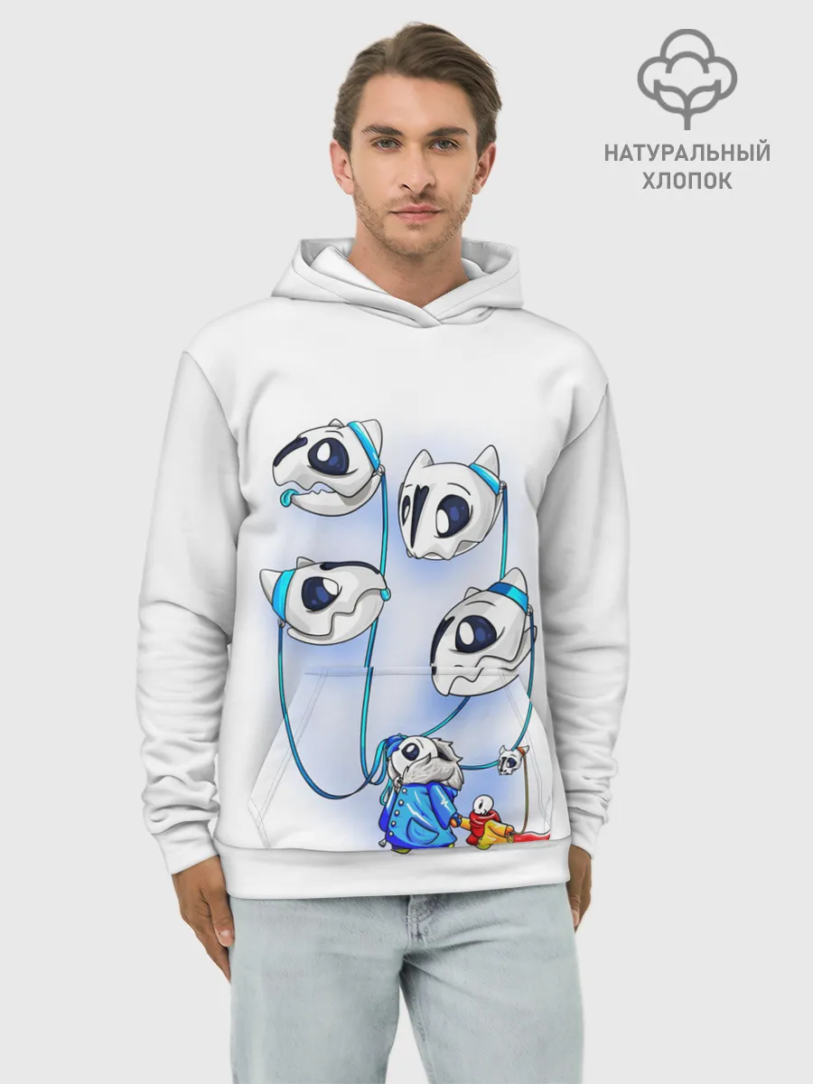 Худи мужской база хлопок / UNDERTALE