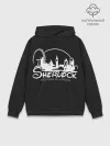 Худи мужской база хлопок / Sherlock