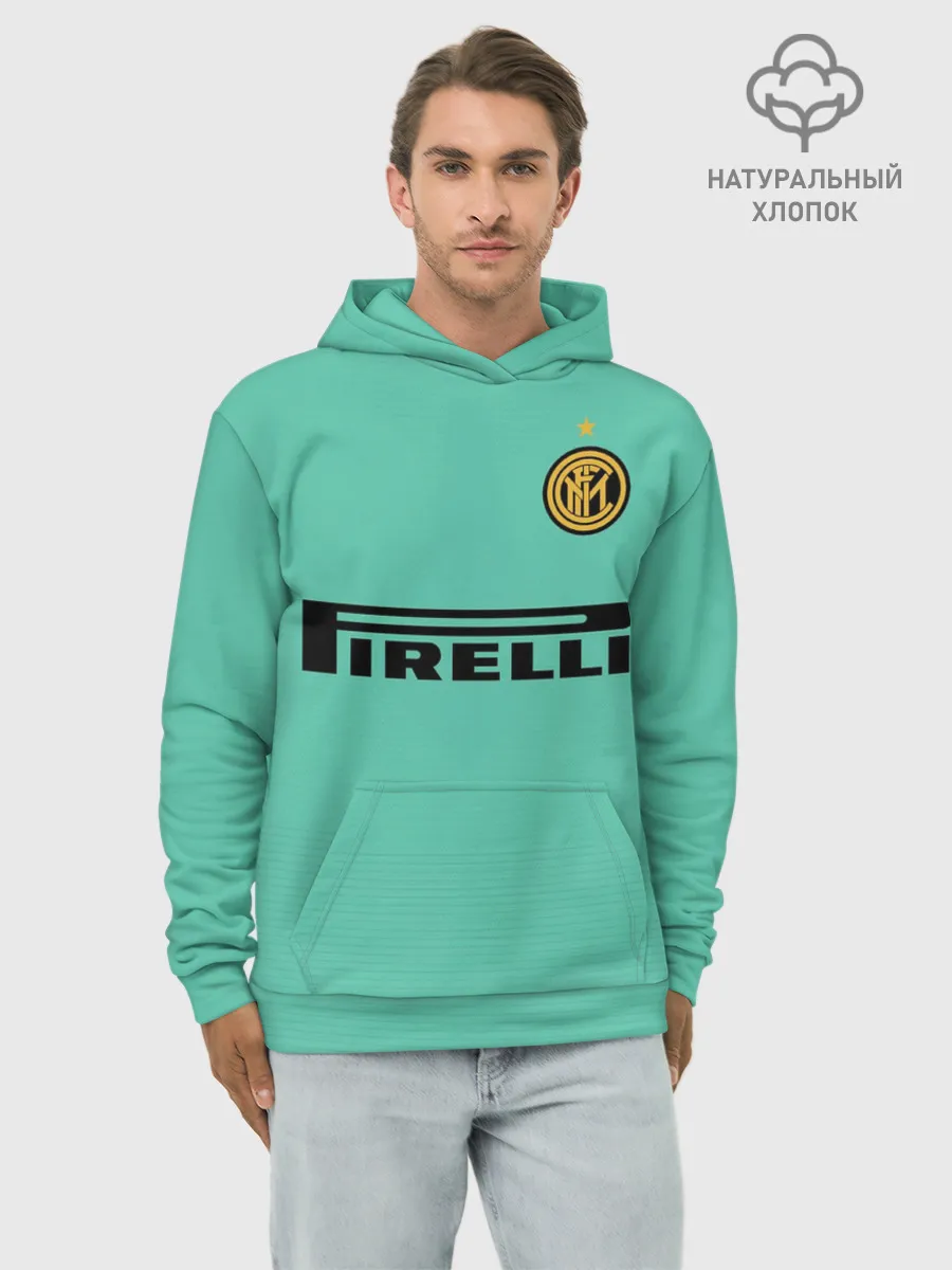 Худи мужской база хлопок / Lukaku away 19-20