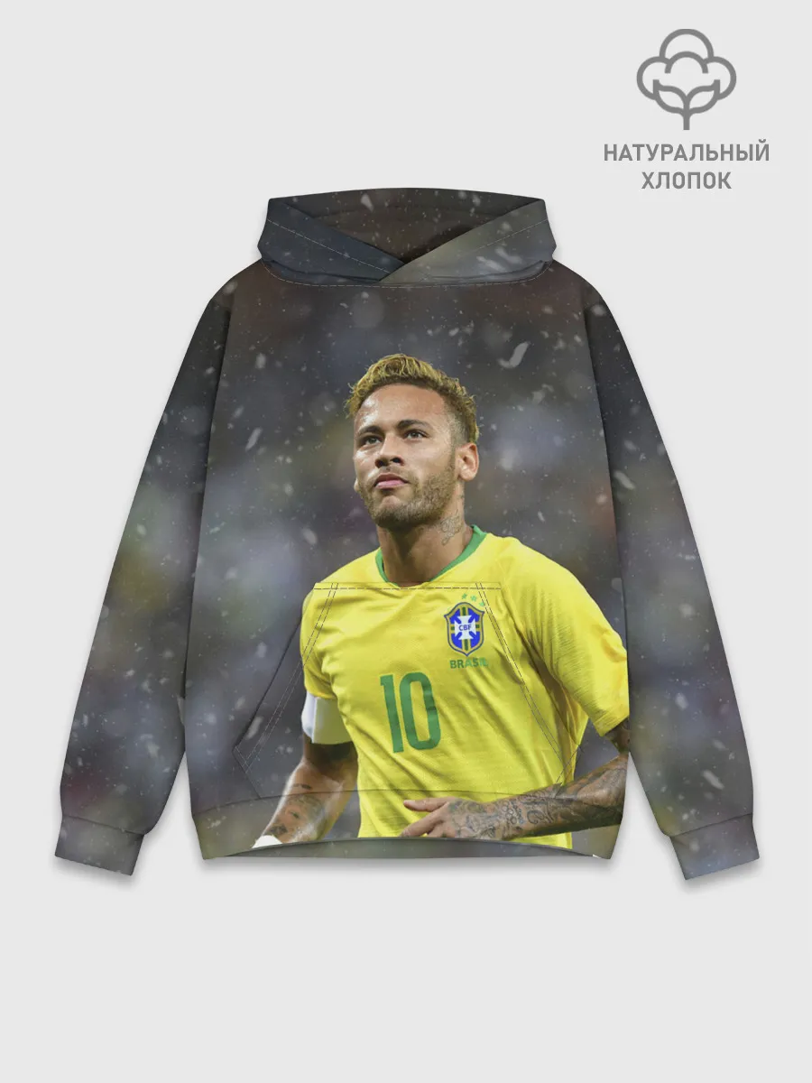 Худи мужской база хлопок / Неймар