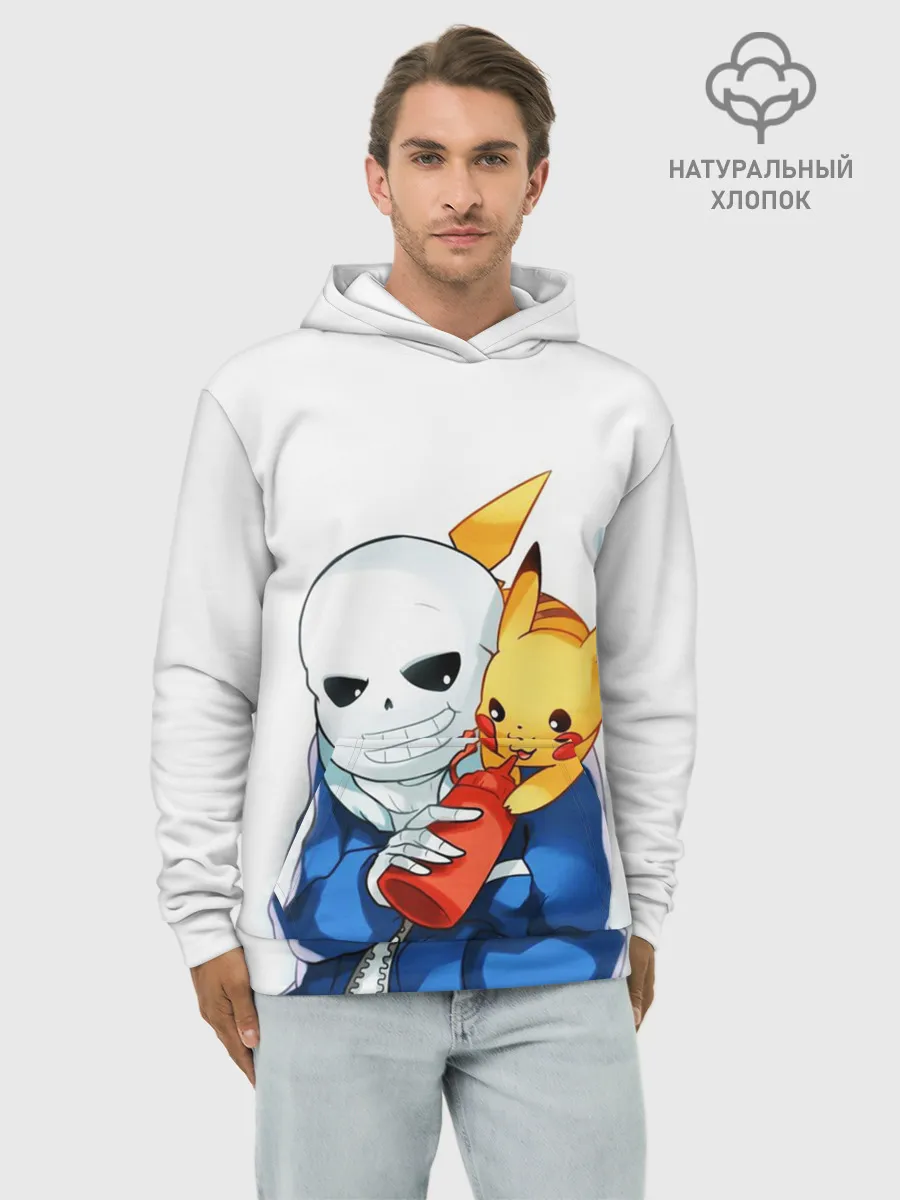 Худи мужской база хлопок / UNDERTALE