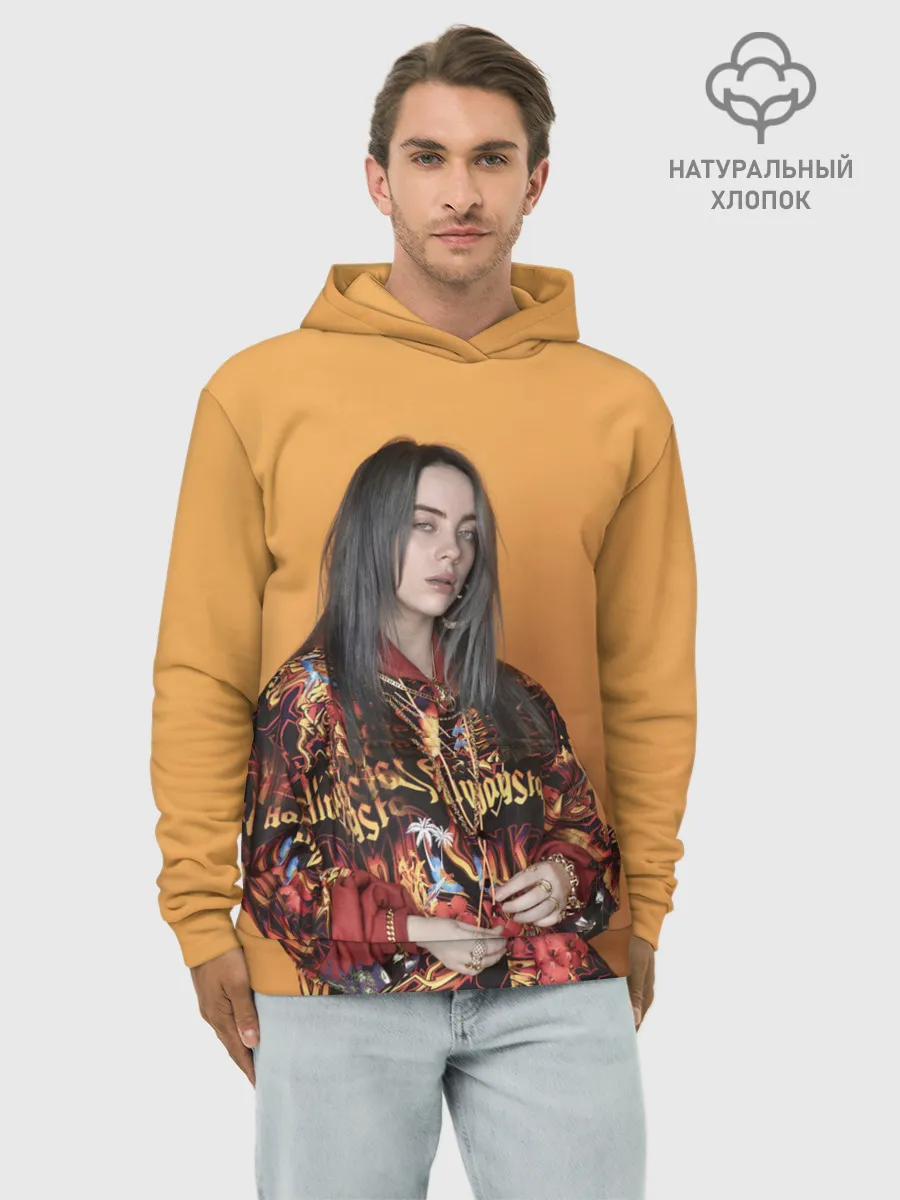 Худи мужской база хлопок / Билли Айлиш