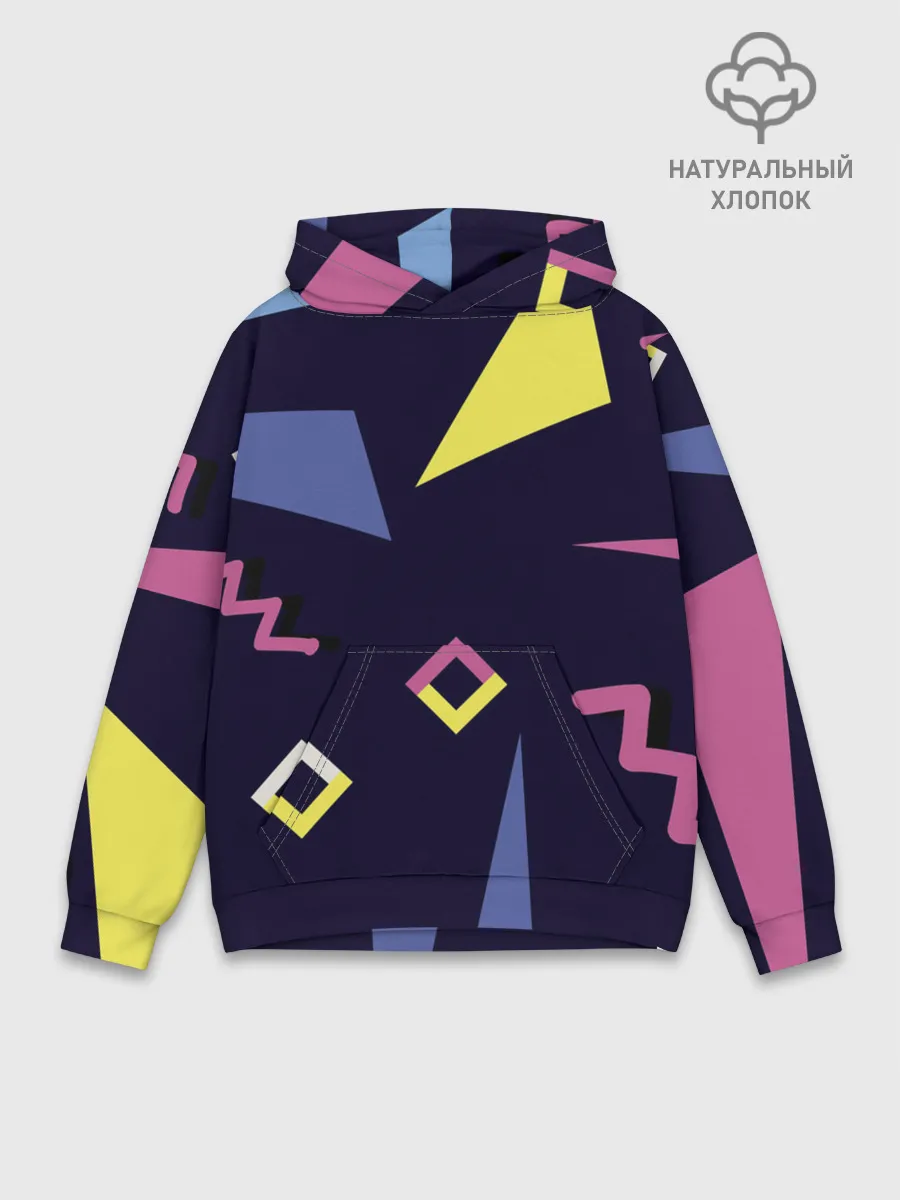 Худи мужской база хлопок / Танец геометрии