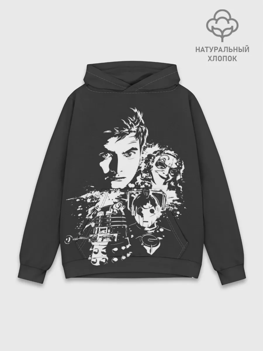 Худи мужской база хлопок / Doctor Who