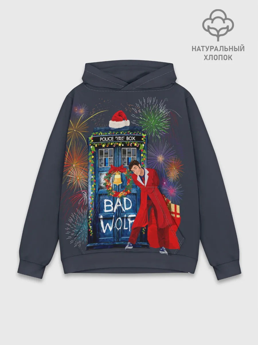 Худи мужской база хлопок / Doctor Who