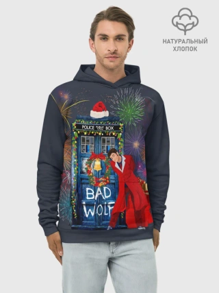 Худи мужской база хлопок / Doctor Who