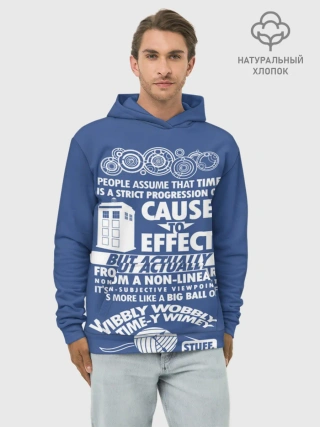Худи мужской база хлопок / Doctor Who