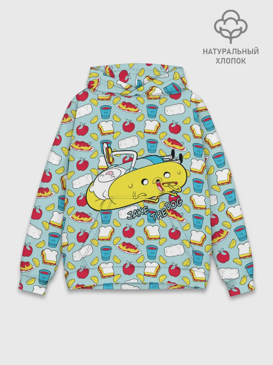 Худи мужской база хлопок / Jake the Dog