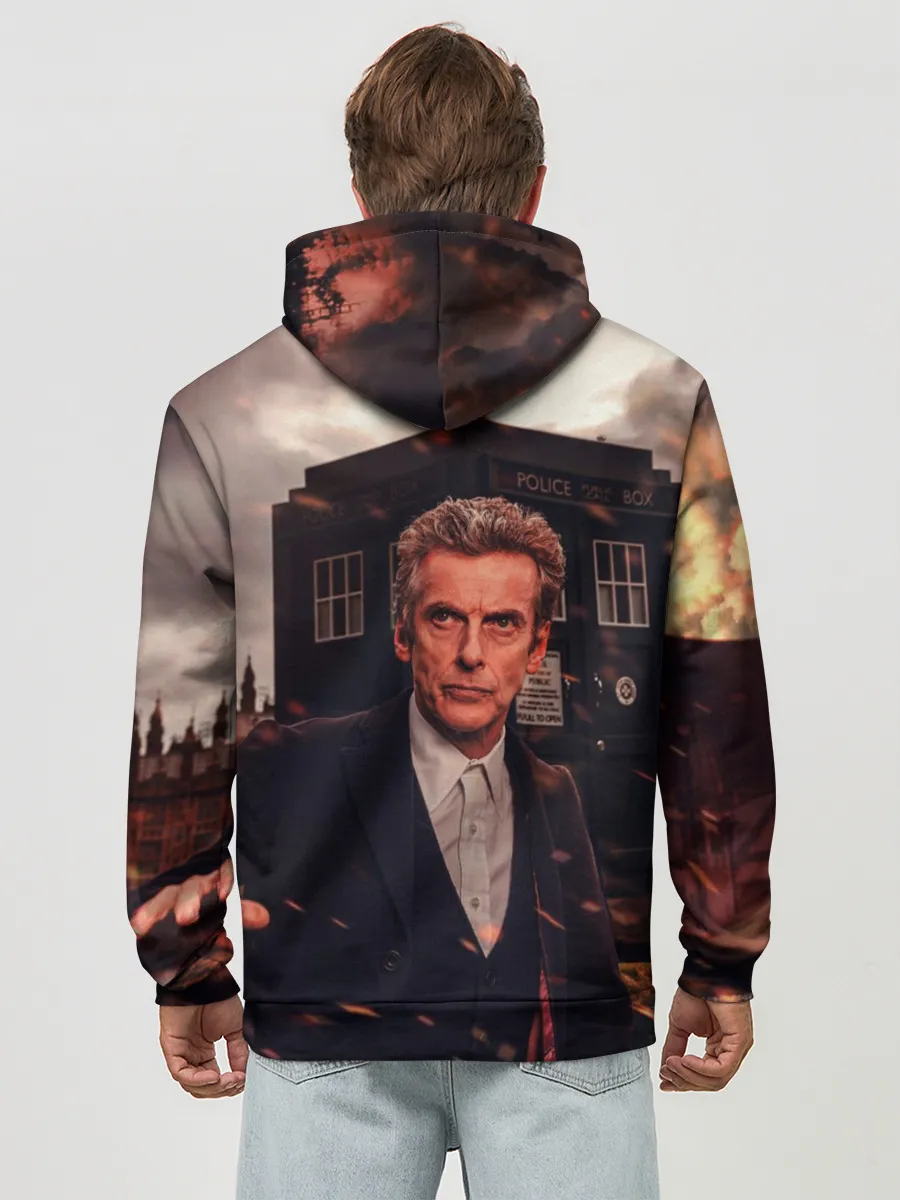 Худи мужской база хлопок / Доктор Кто