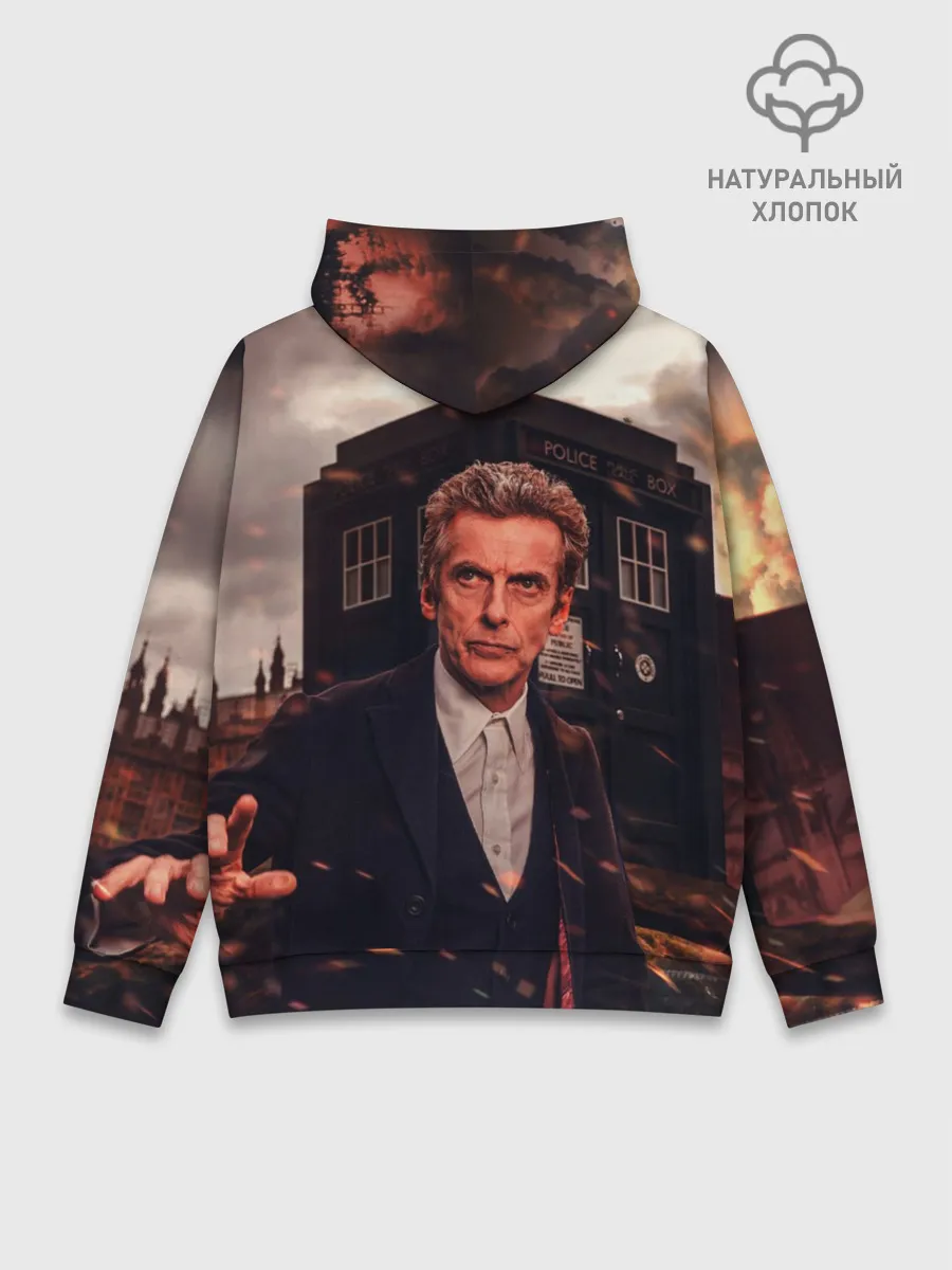 Худи мужской база хлопок / Доктор Кто