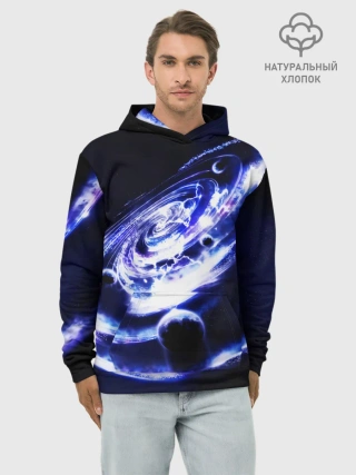 Худи мужской база хлопок / GALAXY