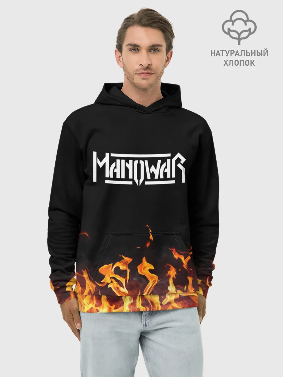 Худи мужской база хлопок / Manowar