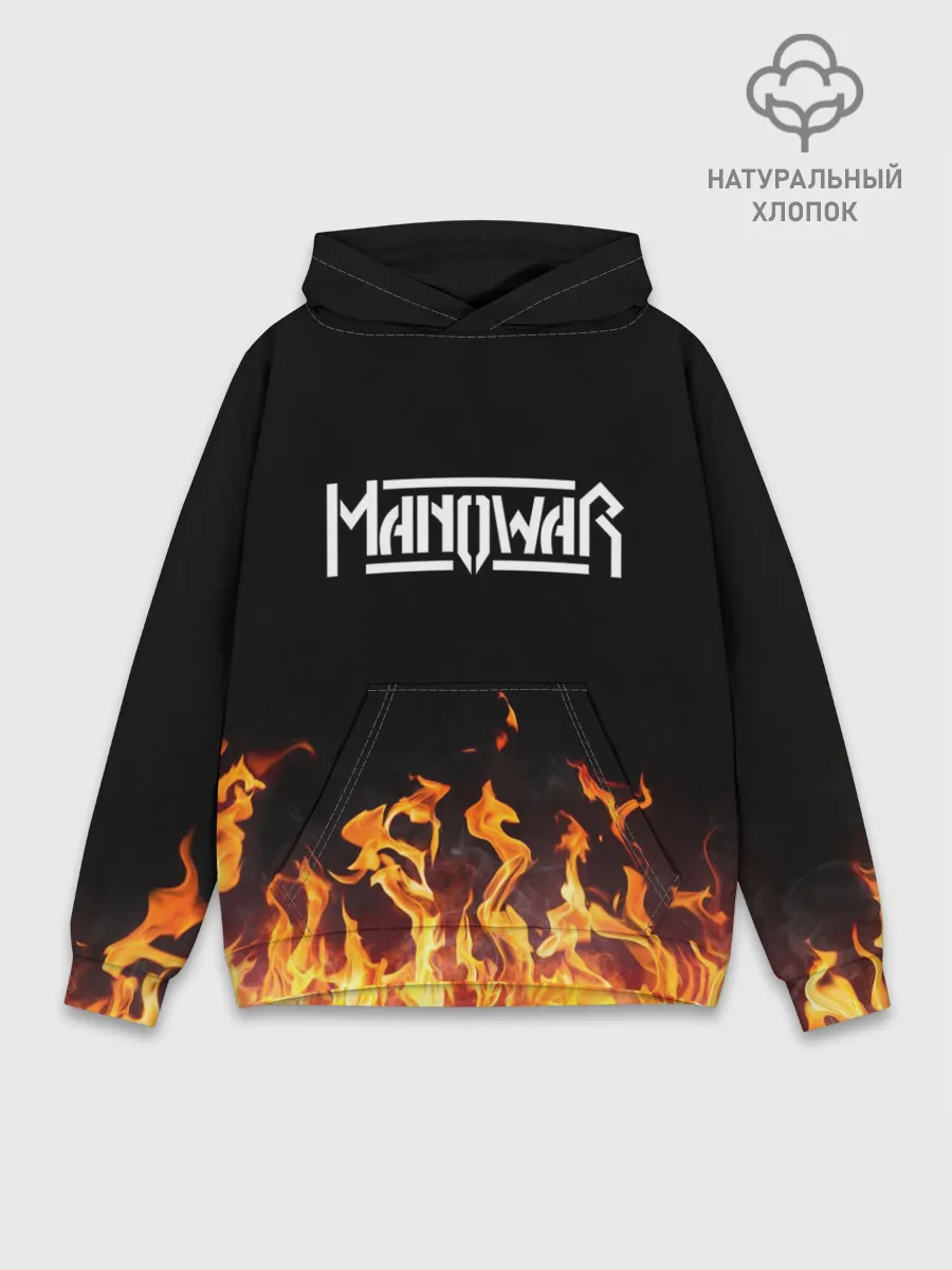 Худи мужской база хлопок / Manowar