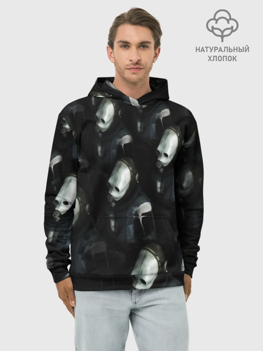 Худи мужской база хлопок / half-life