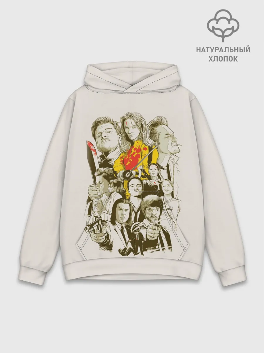 Худи мужской база хлопок / КВЕНТИН ТАРАНТИНО.