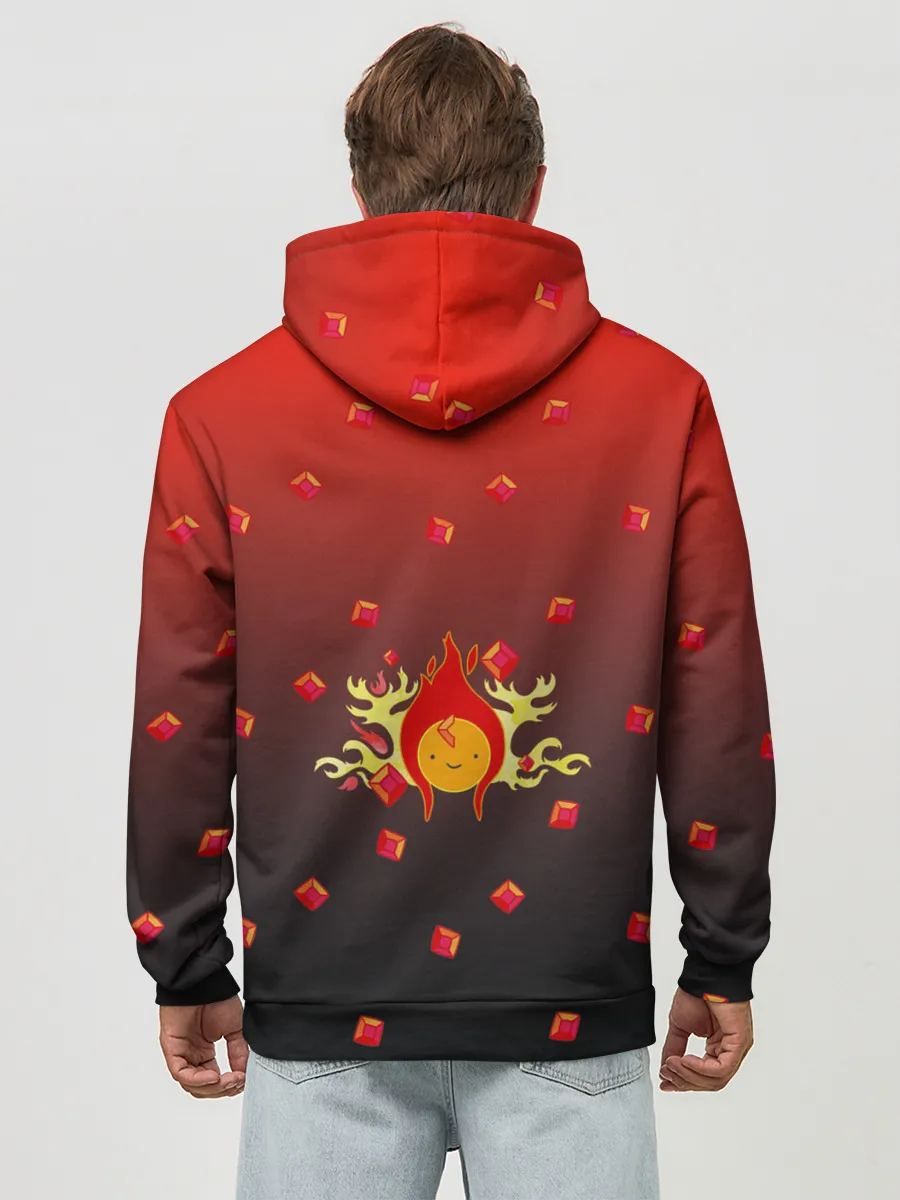 Худи мужской база хлопок / Flame Princess