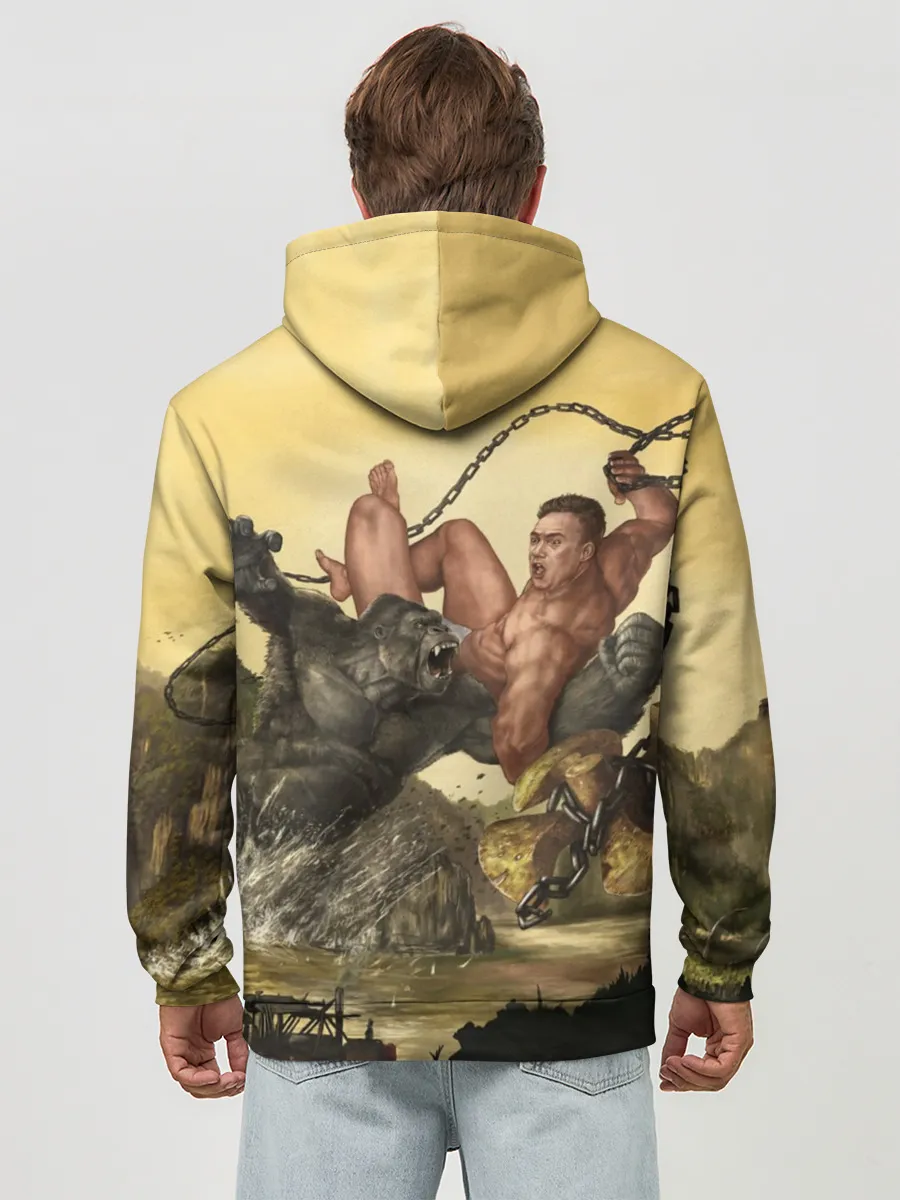 Худи мужской база хлопок / Aniki Fight Art