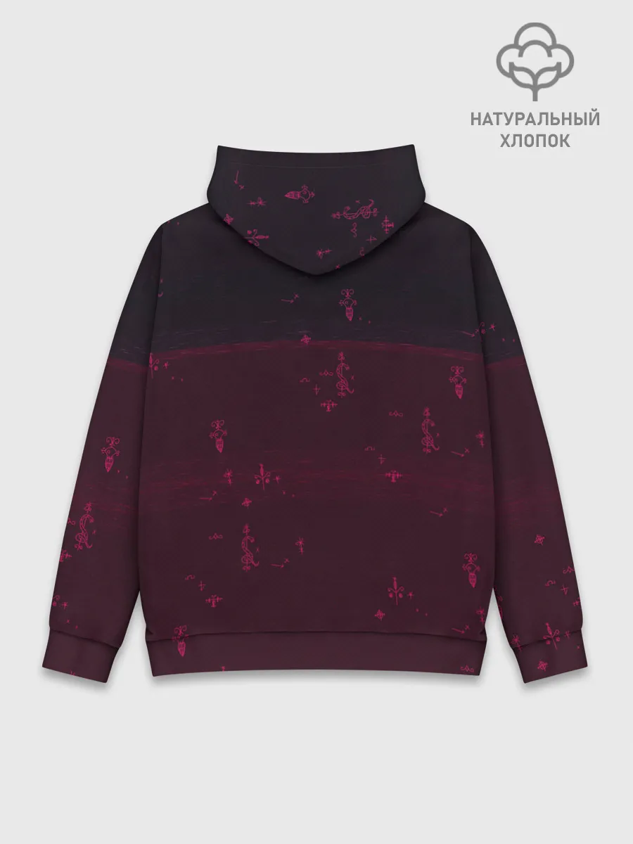 Худи мужской база хлопок / Hazbin Hotel: Alastor